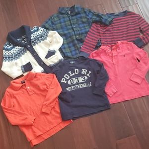 Boys 4 4T shirt sweater lot Polo Ralph Lauren Gap